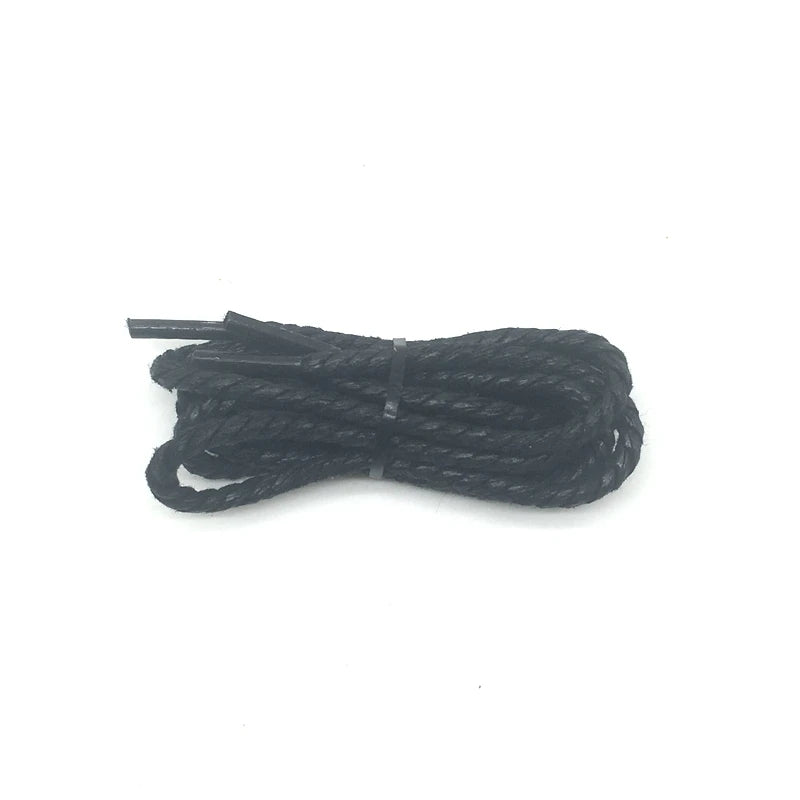 1Pair Casual Leather Shoelaces Waxed Round shoe laces Shoestring Martin Boots Sport Shoes Cord Ropes 60/90/120/150cm P4