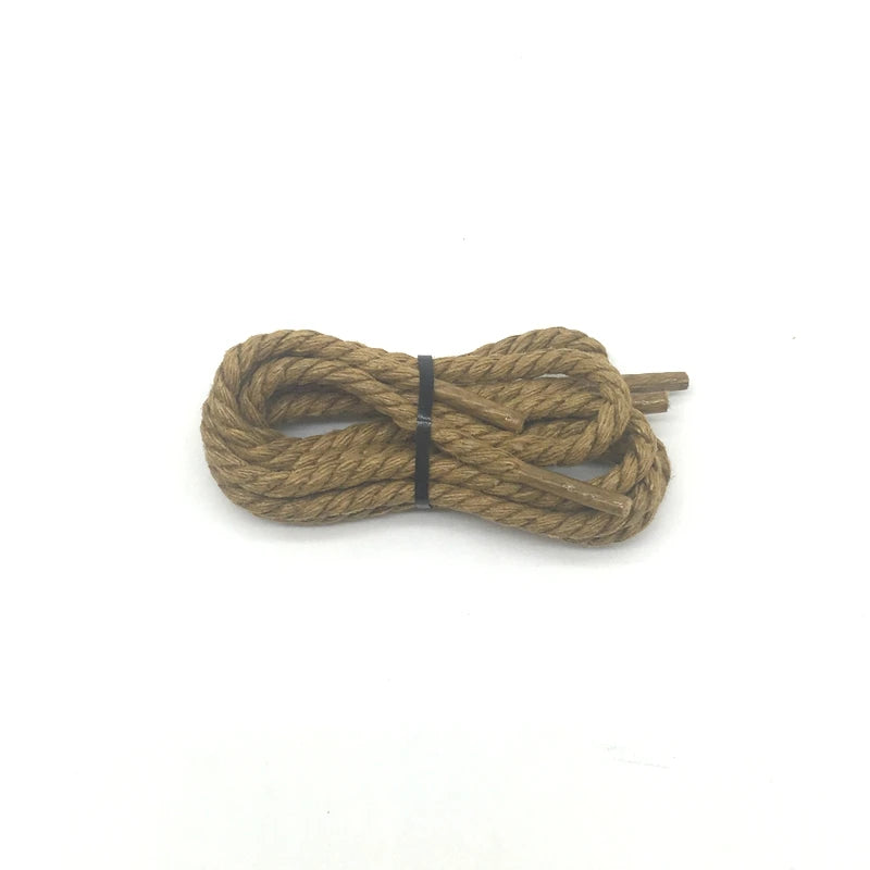 1Pair Casual Leather Shoelaces Waxed Round shoe laces Shoestring Martin Boots Sport Shoes Cord Ropes 60/90/120/150cm P4